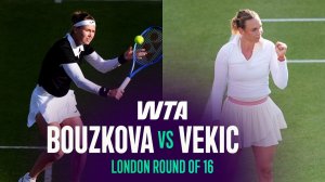 12.06.2026 | Мари Божкова - Донна Векич | Лучшие моменты матча | WTA London 2026