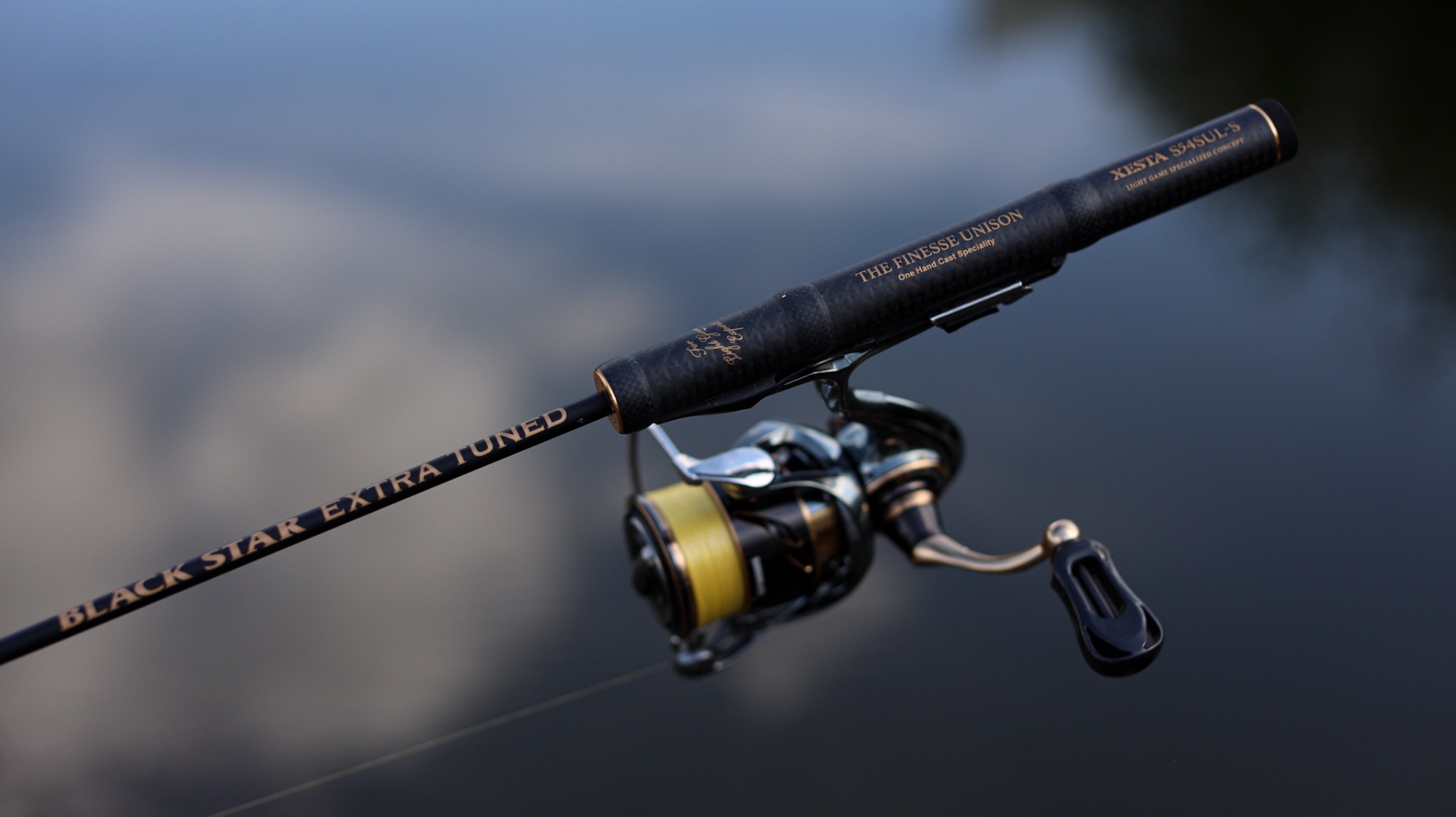 На окуня с XESTA Black Star Extra Tuned The Finesse Unison S54SUL-S. Микроджиг в жару.