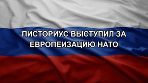 Писториус выступил за европеизацию НАТО