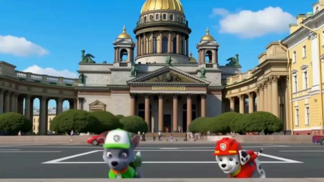 Щенячий патруль танцует в Санкт-Петербурге