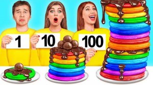 100 Слоев Еды Челлендж _ Умные Гаджеты или Лайфхаки от Mega DO Challenge