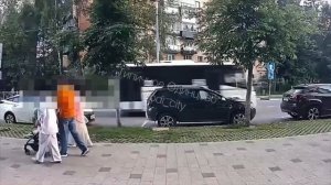 В Одинцово произошёл инцидент, когда у маршрутного автобуса №19к на улице Маршала Бирюзова во время