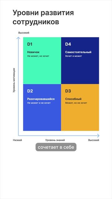 Уровни развития сотрудников