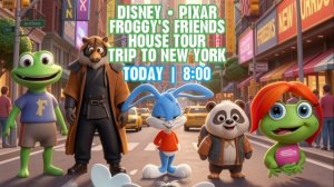 Disney • Pixar Froggy's Friends House Tour: Trip to New York - Today|8:00 (Disney Channel)