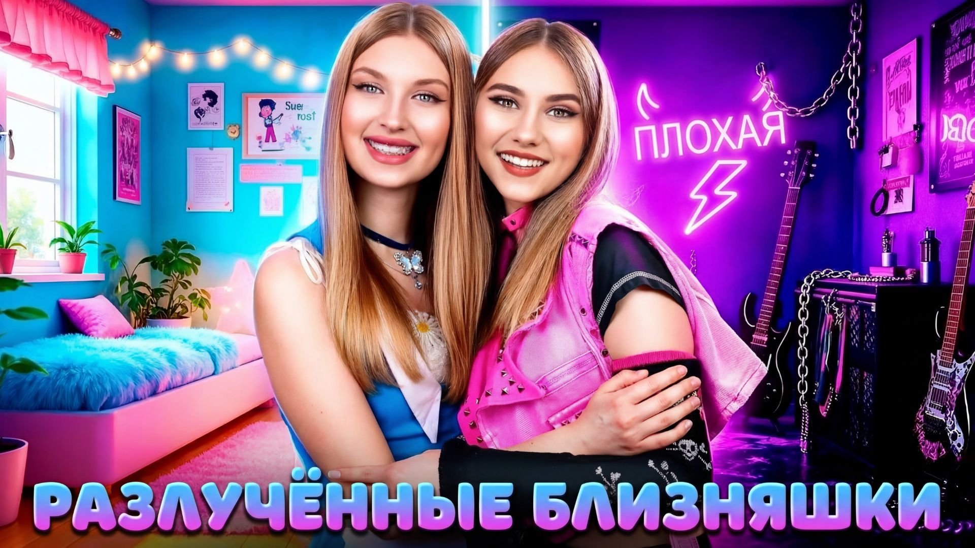 [Тим Тин Голд] - Хорошая Сестра vs Плохая Сестра! Двойняшек Разлучили При Рождении смотреть онлайн