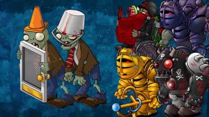 Зомби против растений Plants vs Zombies ПвЗ Растения против Зомби PvZ Fusion Битва прохождение