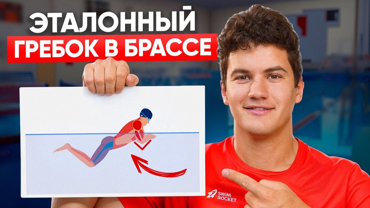 Техника плавания брассом / Идеальный гребок в брассе / Школа плавания Swim Rocket смотреть онлайн