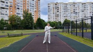 Упражнения с деревянным шестом 100 см (4)