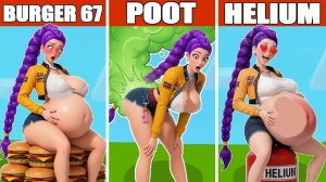 Майнкрафт Строительство: 💜РУМИ - 🍔БУРГЕРЫ vs 🤢ПЕРДЕЖ vs 😂ГЕЛИЙ!!! К-поп Охотницы на 👹Демонов
