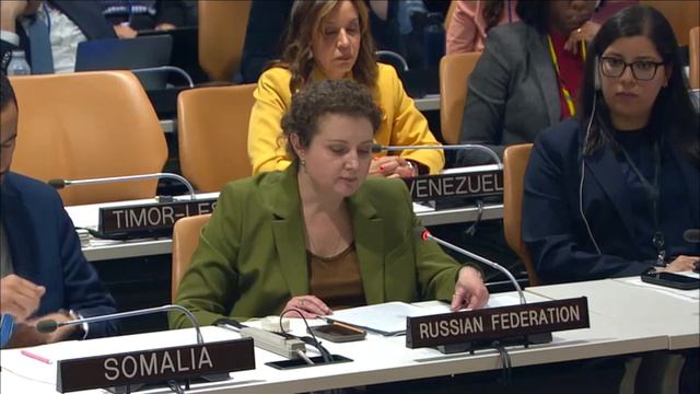 Statement by Anna Evstigneeva at UNSC Arria-Formula Meeting on implementing SC Resolutions смотреть онлайн