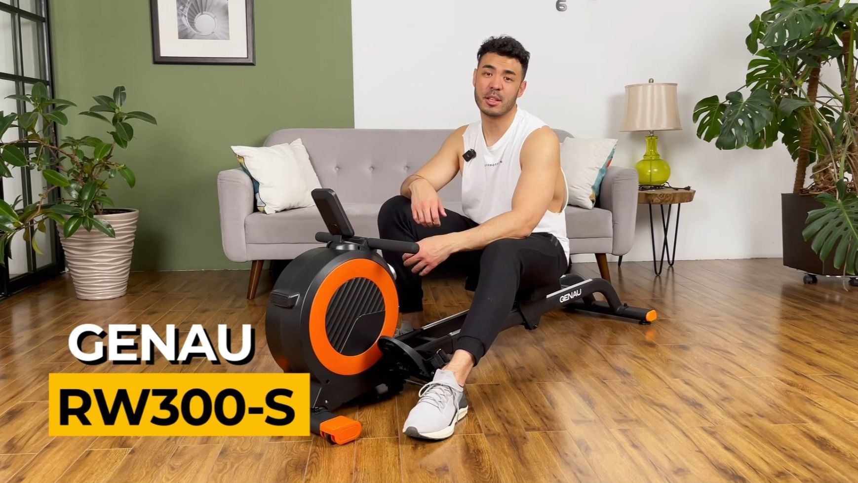 Гребной тренажер Genau RW300-S. Обзор.