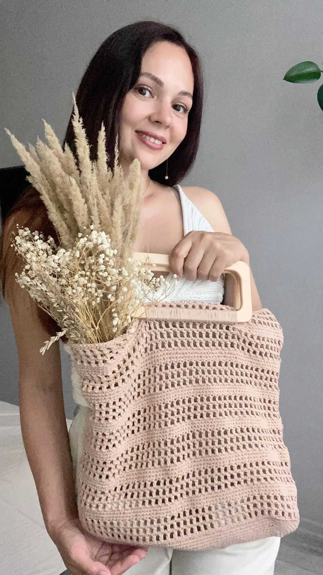 Вяжем сумку крючком 🌼