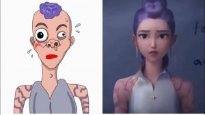 KPop Demon Hunters Golden but Funny Drawing Meme😂