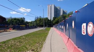Строительство ТПУ Царицыно и развязки Липецкой улицы с МСД