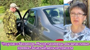 Что у нас с бензином. Мы не паникёры, мы запасливые хомяки. За целый день не присела