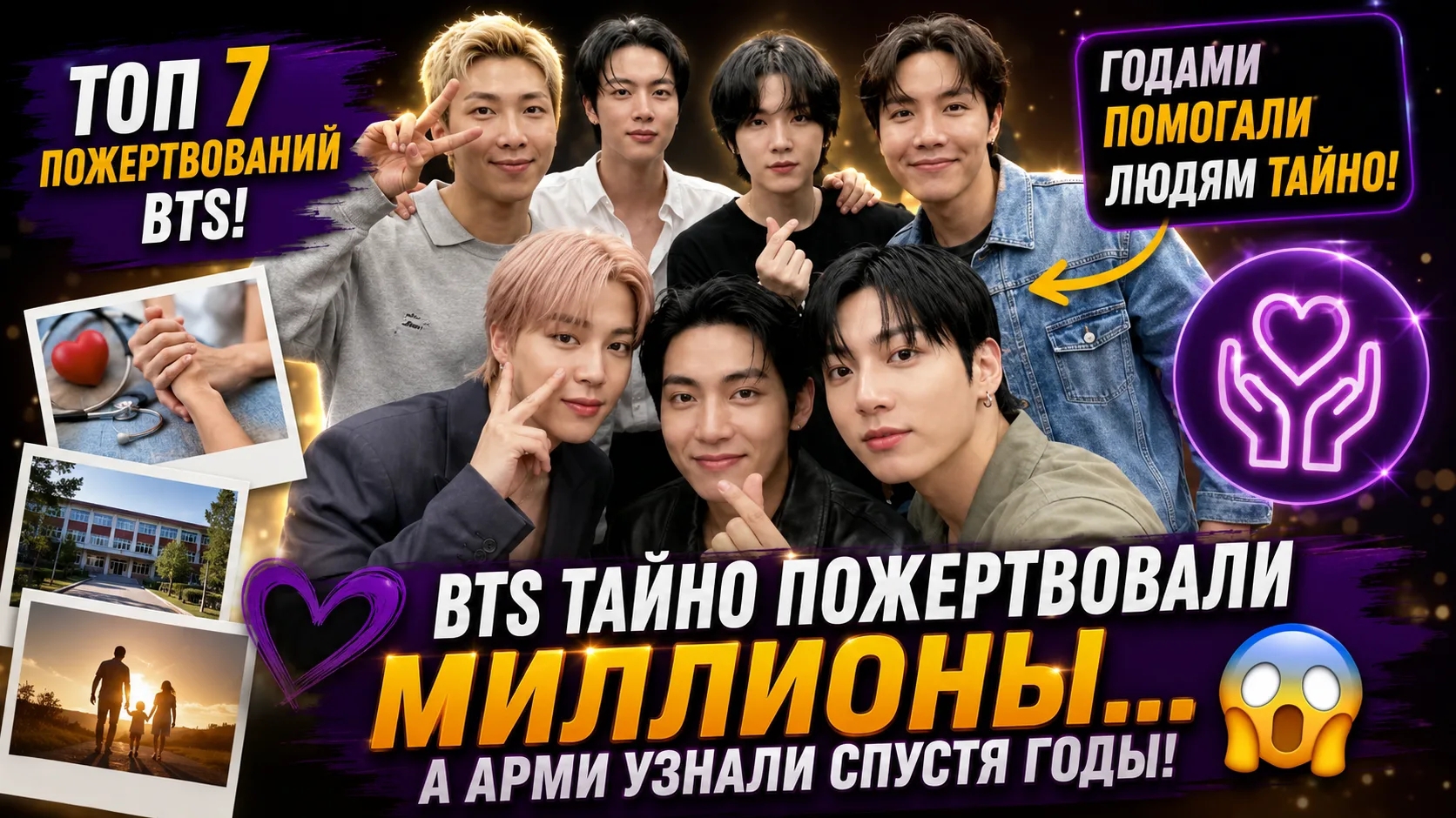 🫰💜 BTS тайно пожертвовали миллионы долларов… а правда раскрылась спустя годы! смотреть онлайн
