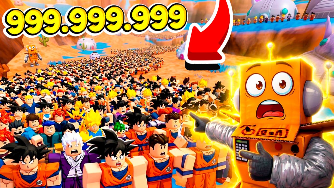 РОБЗИ СОЗДАЛ АРМИЮ из 999,999,999 АНИМЕ БОЙЦОВ в РОБЛОКС!