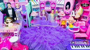 Играем в игрушки из мультика принцесса кукла Барби. Мультфильм для детей. ASMR АСМР