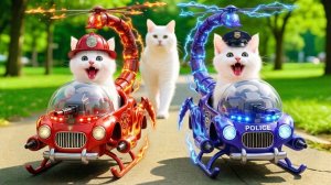 Мама-кошка подстригает шерсть на ферме и делает тигровую шапку для котят дома🐾🎩🐯