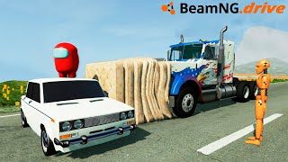 10 СЛОЕВ МАТРАСА челлендж ШАХА против ГРУЗОВИКА - BeamNG Drive аварии. - Krasher (1080p, h264) смотреть онлайн
