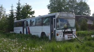Запуск автобуса Volvo B10M-65, выпущенный в 1985 году, после 4 лет простоя