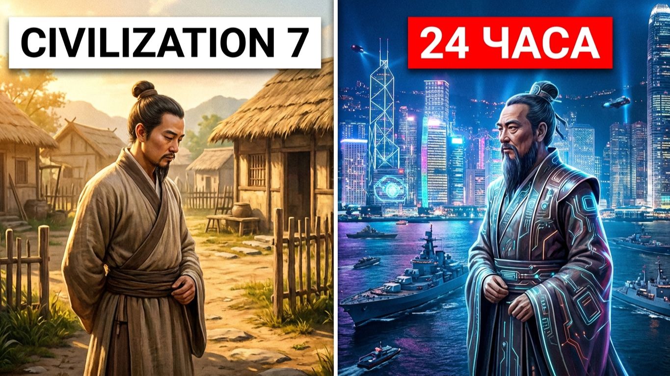 Civilization 7 (2025) - Начинаем новую партию за Китай - Строим большую китайскую стену Конфуция #1 смотреть онлайн