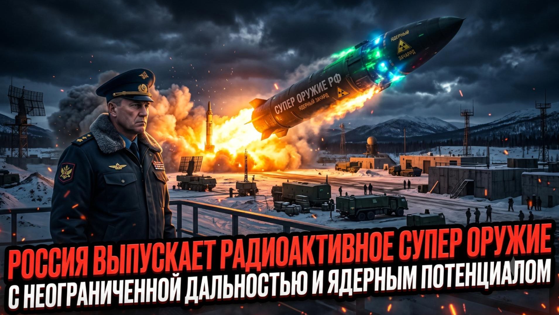 ☢️  Россия показала радиоактивную ракету с бесконечной дальностью и ядерным зарядом!