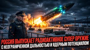 ☢️  Россия показала радиоактивную ракету с бесконечной дальностью и ядерным зарядом!