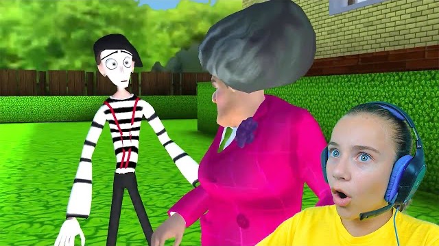 МИСС ТИ ПОХИТИЛА ЧЕЛОВЕКА! Злая Учительница Scary Teacher 3D смотреть онлайн