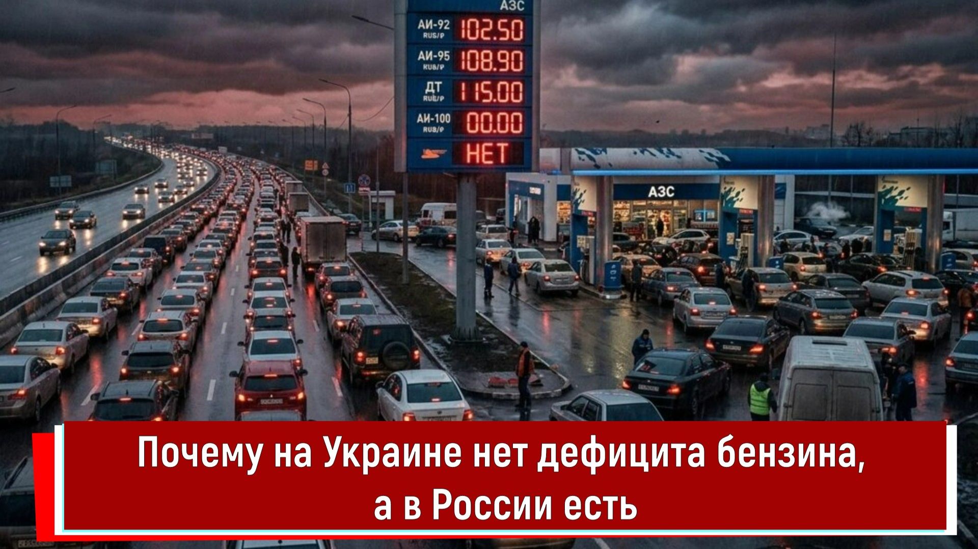 Почему на Украине нет дефицита бензина, а в России есть смотреть онлайн