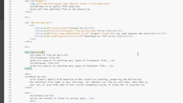 Урок 14. Идентификаторы и классы - ID's and Classes