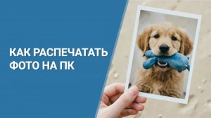 Как РАСПЕЧАТАТЬ ФОТО на принтере с компьютера