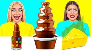 Шоколадный Фонтан Челлендж _ Удивительные Кулинарные Лайфхаки от Mega DO Challenge