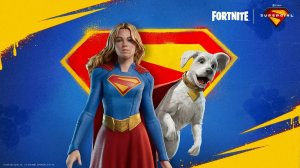 Fortnite | Трейлер Супергёрл и её верный суперпес Крипто | Коллаборации с DC