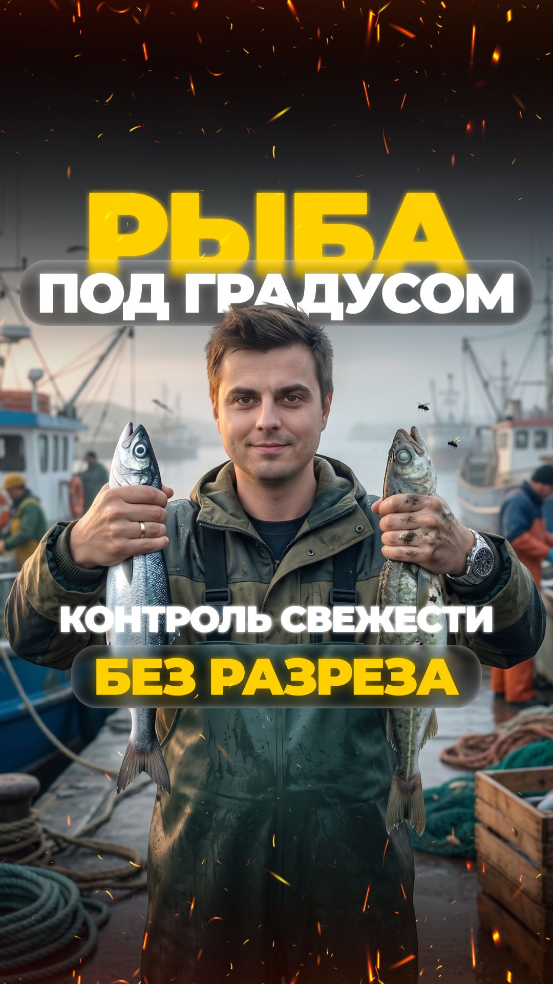 КОТРОЛЬ СВЕЖЕСТИ РЫБЫ БЕЗ РАЗРЕЗОВ!