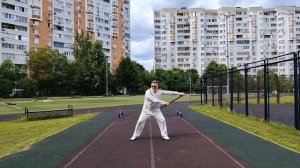 Упражнения с деревянным шестом 100 см (9)