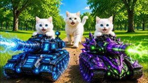 Мама-кошка подстригает шерсть на ферме и делает тигровую шапку для котят дома🐾🎩🐯