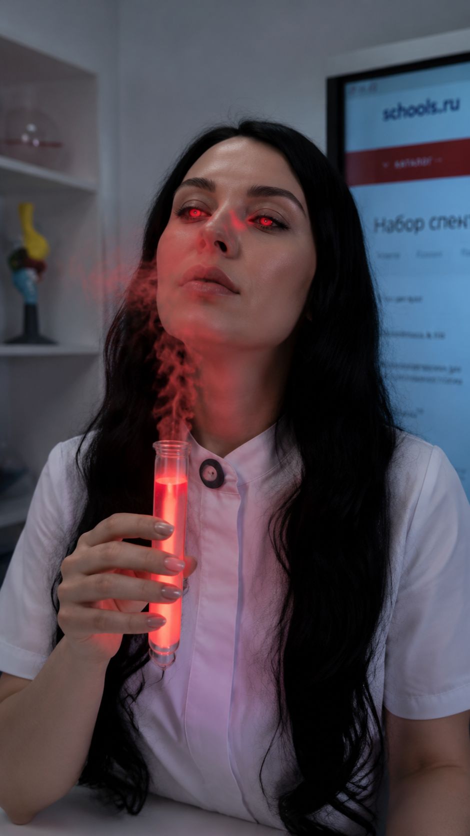 Что будет если вдохнуть неон? #научпоп #химия #физика #наука