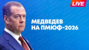 Медведев участвует в пленарном заседании ПМЮФ-2026