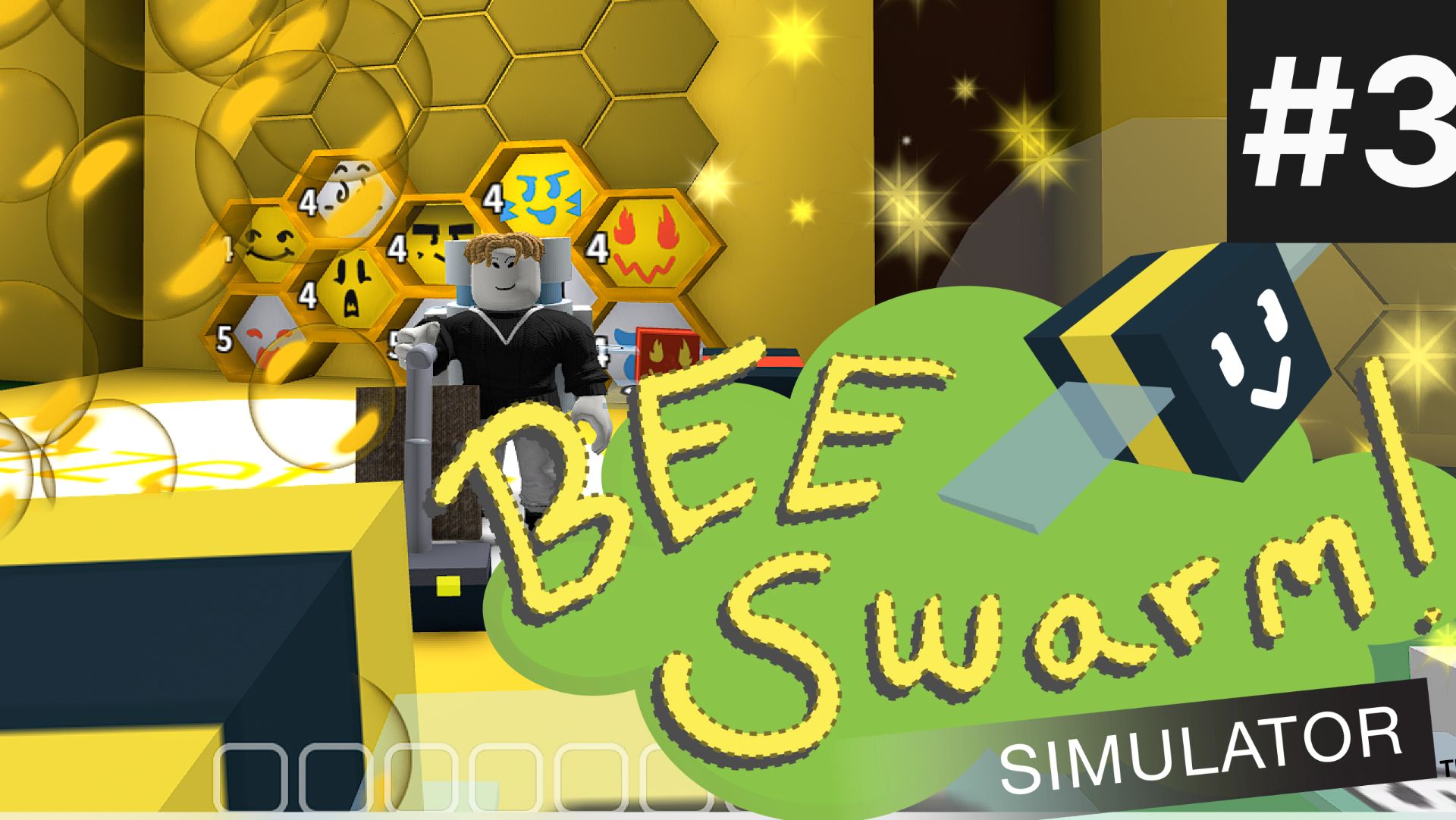 Прохождение режима в Roblox - Bee swarm simulator #3