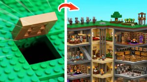 100 дней на СЕКРЕТНОЙ БАЗЕ ВЫЖИВАНИЯ LEGO ｜ Анимация для Майнкрафта