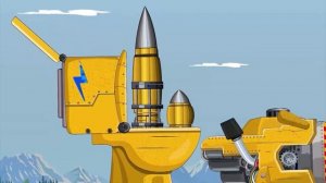 Мультфильмы Про Танки. Гигантская Пила-Бульдозер-Танк Разрушает Все! К просмотру Всем!!! 24