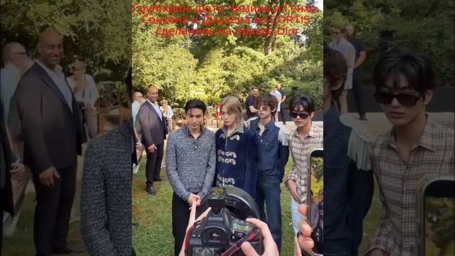 BTS Чимин на показе мужской коллекции Dior весна/лето 2027. смотреть онлайн