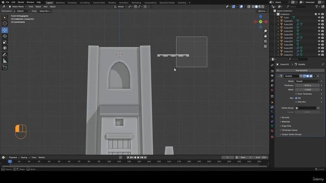 Create a Stylized Fort for Games Blender to Substance 4 - Creating the metal grates