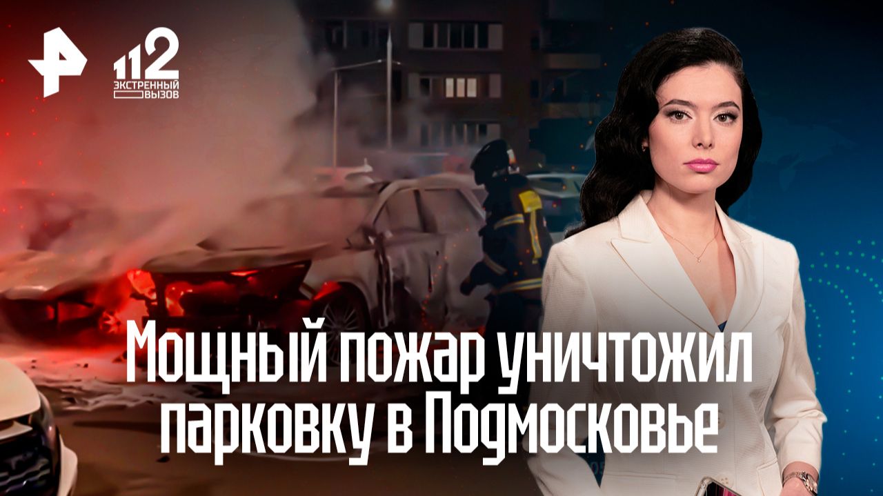 Причиной пожара на парковке в подмосковных Мытищах стал поджог смотреть онлайн