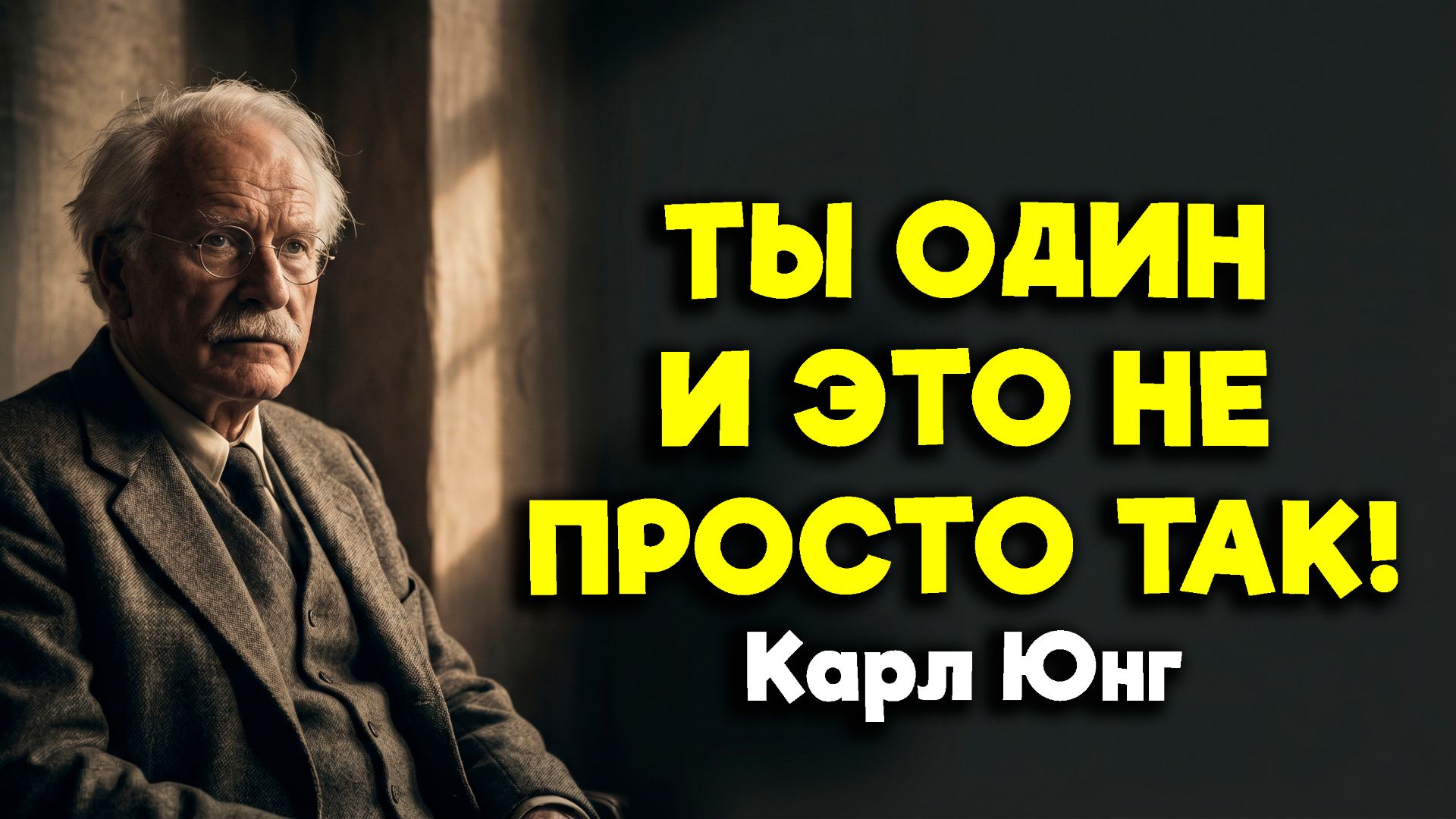 ПОЧЕМУ ВСЕЛЕННАЯ ИЗОЛИРУЕТ ВАС? | Карл Юнг. смотреть онлайн