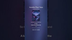 Accordion Player Vanya