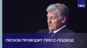 Песков проводит пресс-подход
