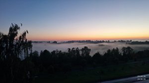 Солнце, небо с тучами и белые ночи