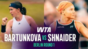 15.06.2026 | Никола Бартунка - Диана Шнайдер | Лучшие моменты матча | WTA Berlin 2026